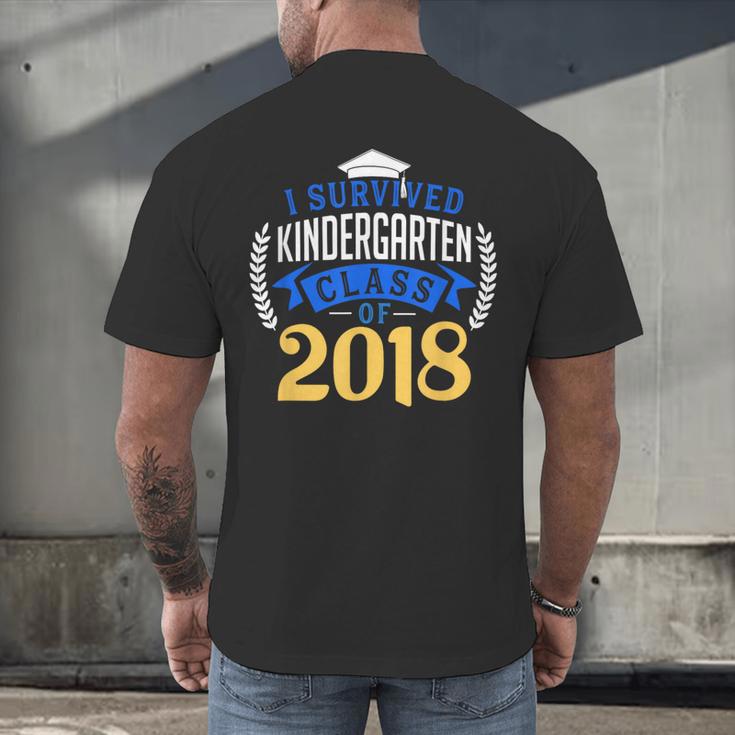 Pre School Graduation Shirts Graduate Grad 2018 Men's Back Print T-Shirt