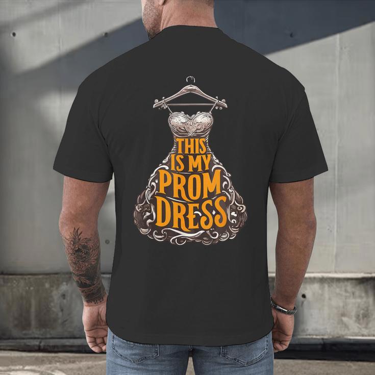 Prom Dress Prom Night Graduation Men's Back Print T-Shirt