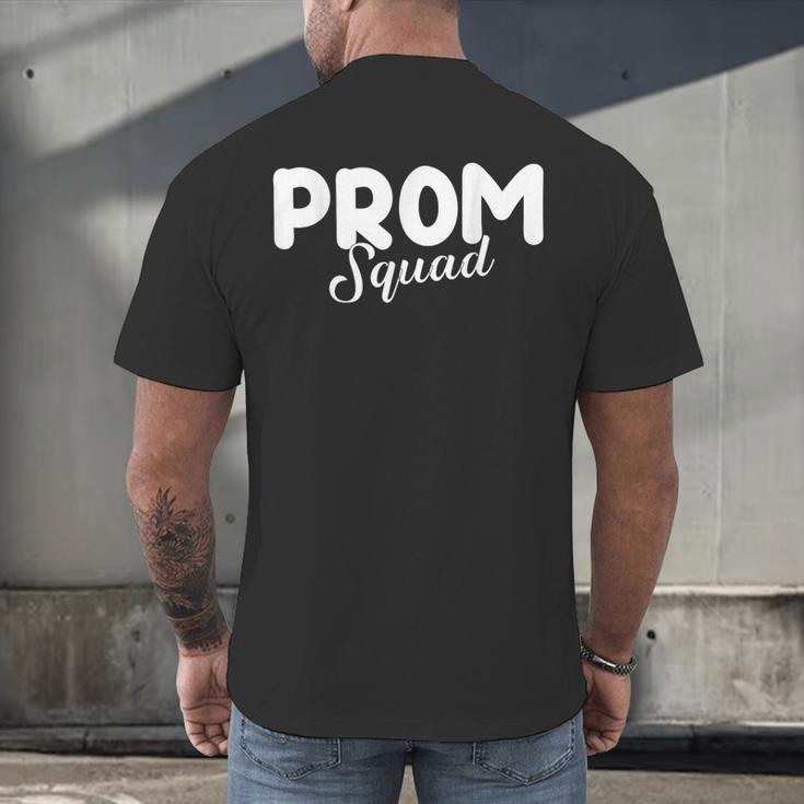 Prom Squad Tshirt 2023 Prom Graduation Class Of 2032 Men's Back Print T-Shirt