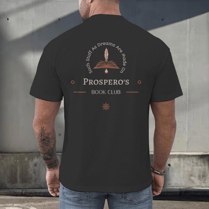 Prospero's Book Club Men's Back Print T-Shirt