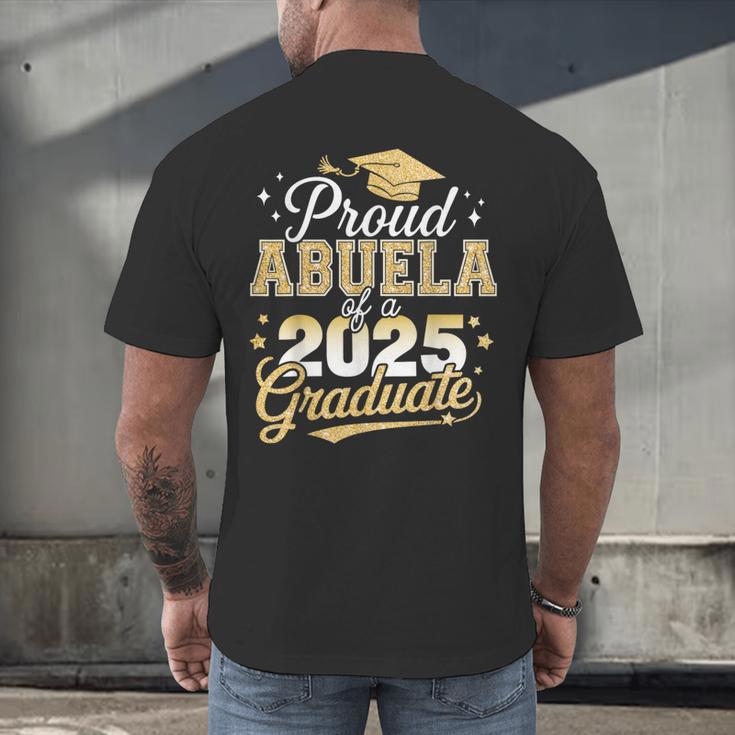 Proud Abuela Of a Class Of 2025 Graduate Senior Graduation Men's Back Print T-Shirt