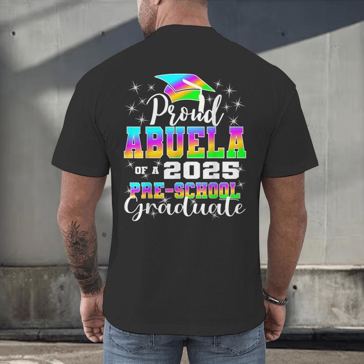 Proud Abuela Of Preschool Graduate 2025 Graduation Men's Back Print T-Shirt