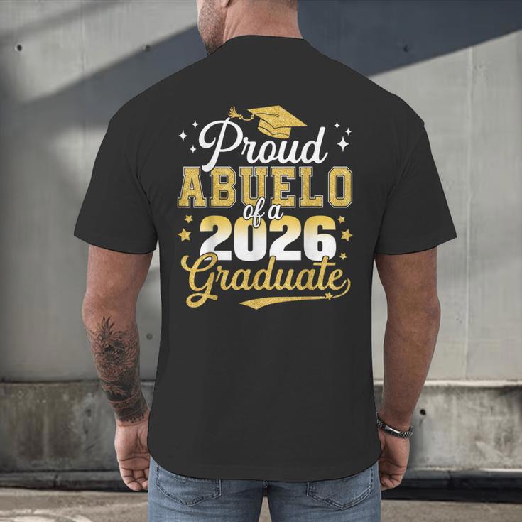 Proud Abuelo Of a Class Of 2026 Graduate Senior Graduation Men's Back Print T-Shirt