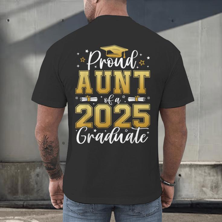 Proud Aunt Of a 2025 Graduate Class Of 2025 Graduation Women Men's Back Print T-Shirt