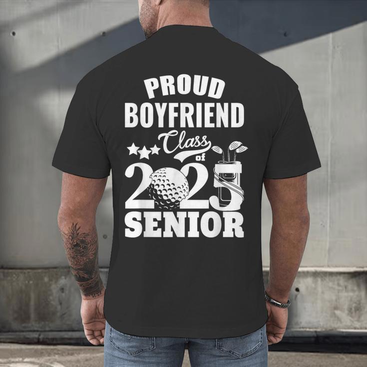 Proud Boyfriend Class Of 2025 Graduation Senior 2025 Golf Men's Back Print T-Shirt