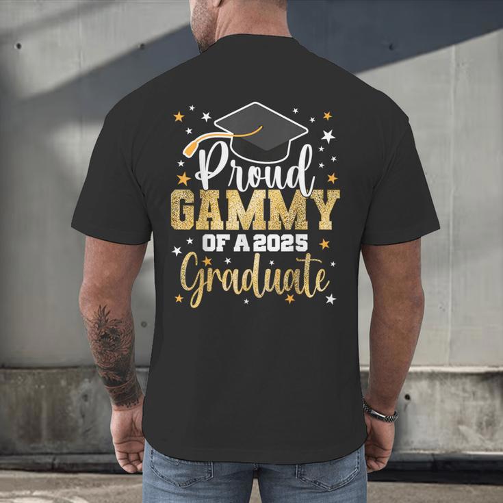 Proud Gammy Of A Class Of 2025 Graduate Senior Graduation Men's Back Print T-Shirt