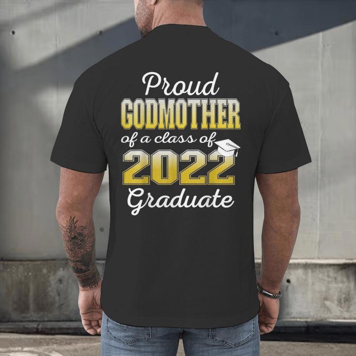 Proud Godmother Of 2022 Graduate Class 2022 Graduation 22 Men's Back Print T-Shirt
