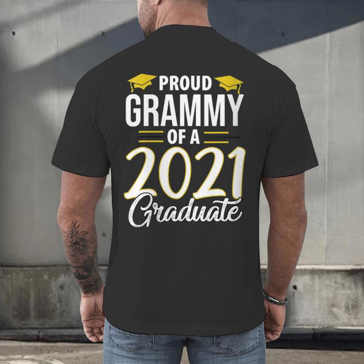 Proud Grammy Of A 2021 Graduate Graduation Clothes MBA PhD Men's Back Print T-Shirt