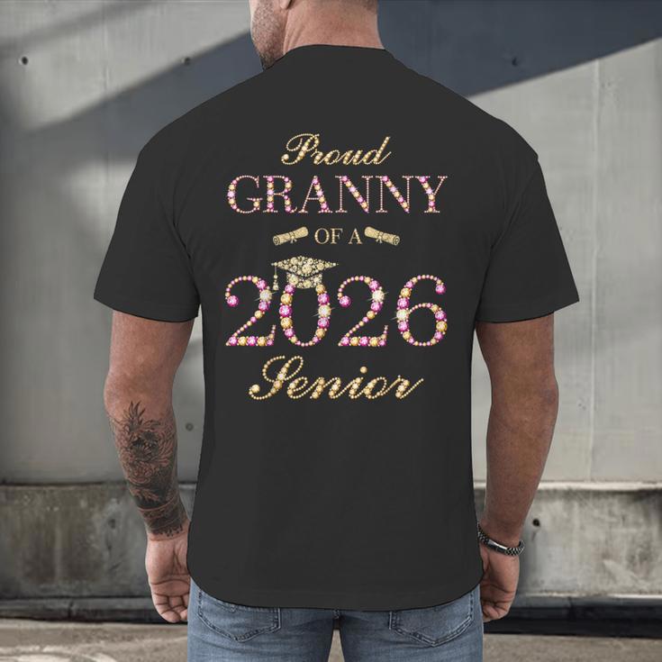 Proud Granny Of A 2026 Senior Graduate Graduation Men's Back Print T-Shirt