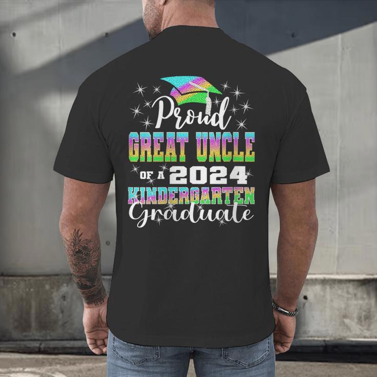 Proud Great Uncle Of Kindergarten Graduate 2024 Graduation Men's Back Print T-Shirt