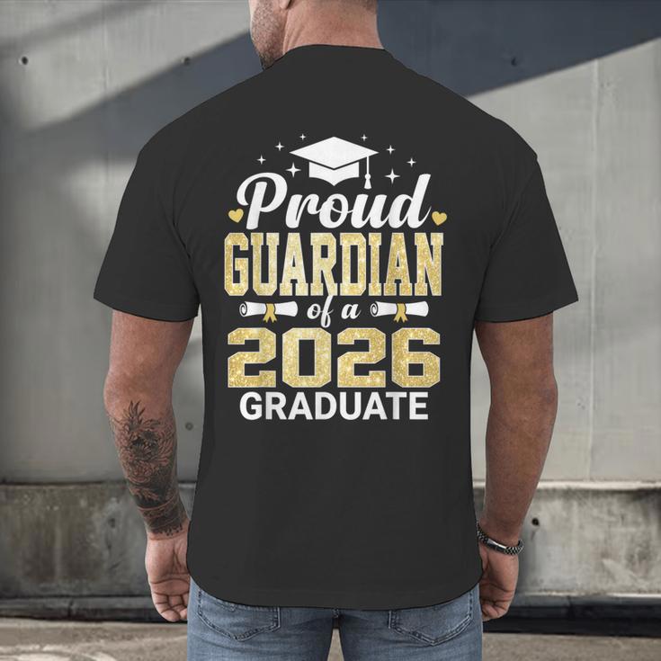 Proud Guardian Of A 2026 Graduate Class Of Graduation Men's Back Print T-Shirt