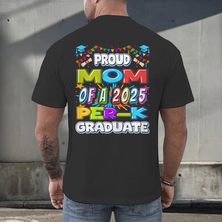 Proud MOM Of a 2025 PRE-K Graduate -Graduation Men's Back Print T-Shirt
