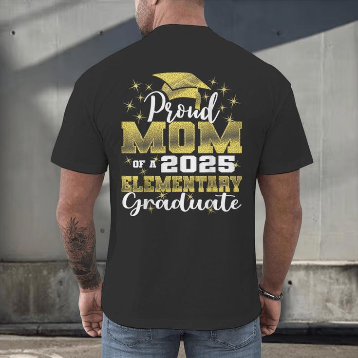Proud Mom Of 5th Grade Graduate 2025 Elementary Graduation Men's Back Print T-Shirt