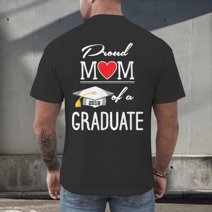 Proud Mom Of A High School Graduation Senior Mom Shirt Men's Back Print T-Shirt