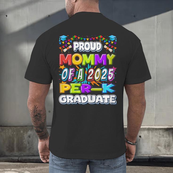 Proud MOMMY Of a 2025 PRE-K Graduate -Graduation Men's Back Print T-Shirt