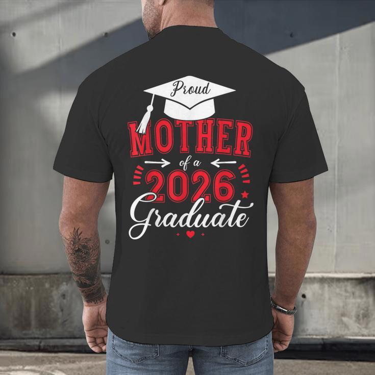 Proud Mother Of a Class Of 2026 Graduate For Graduation Men's Back Print T-Shirt
