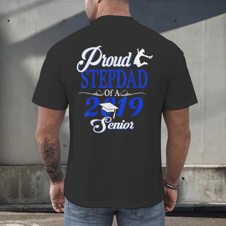 Proud STEPDAD Of A Class 2019 Senior Tshirt Graduation Men's Back Print T-Shirt
