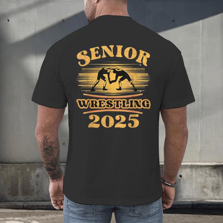 Proud Wrestler Graduation Apparel For Supporters And Seniors Men's Back Print T-Shirt