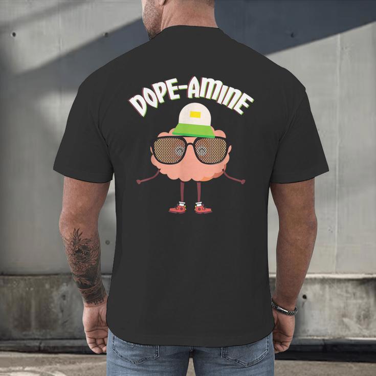 Psychology Major PsyD PhD 2024 Dopamine Graduation Men's Back Print T-Shirt