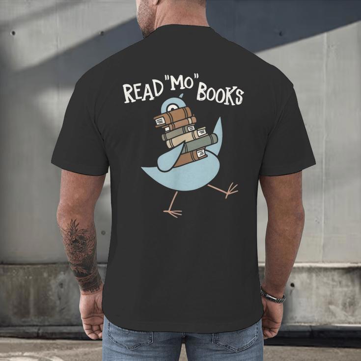 Read More Books Pigeon Book Lover Men's Back Print T-Shirt Read More Books Pigeon Book Lover Men's Back Print T-Shirt