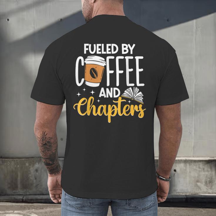 Reading Books Bookcase Book Club Bibliophile Men's Back Print T-Shirt