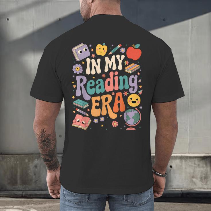 In My Reading Era Books Lovers Men Women Kids Men's Back Print T-Shirt