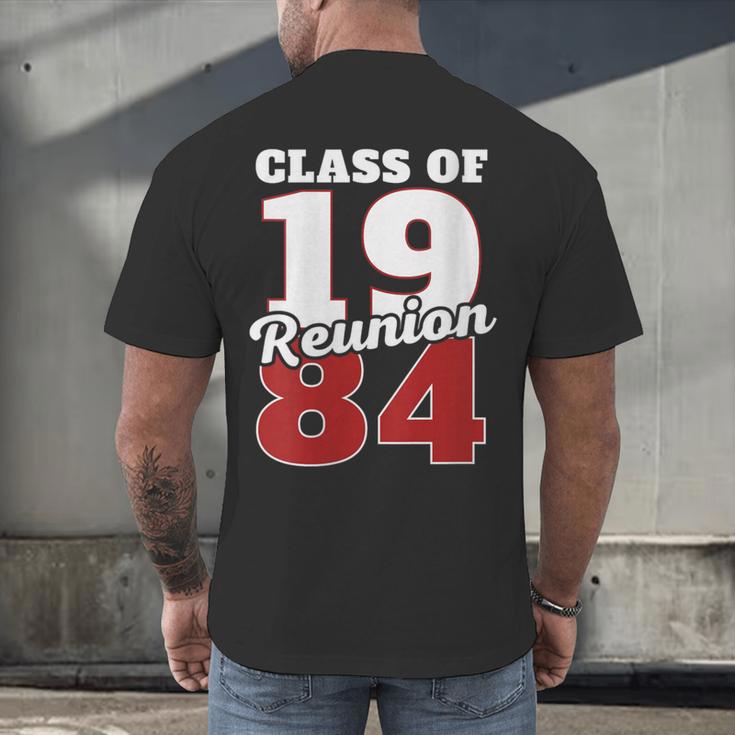 Reunion 1984 Class Of 1984 Reunion 84 Graduation 1984 Men's Back Print T-Shirt