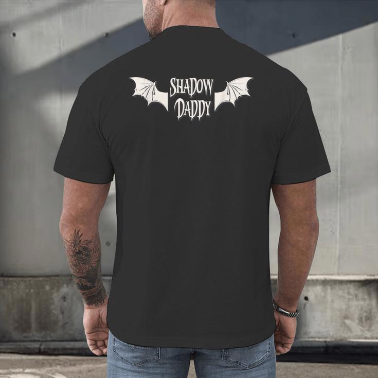 Romantasy Dark Romance Book Bat Boy Wings Shadow Daddy Lover Men's Back Print T-Shirt