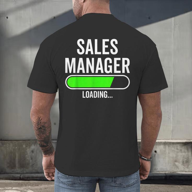 Sales Manager Loading Graduation Graduate New Job Men's Back Print T-Shirt