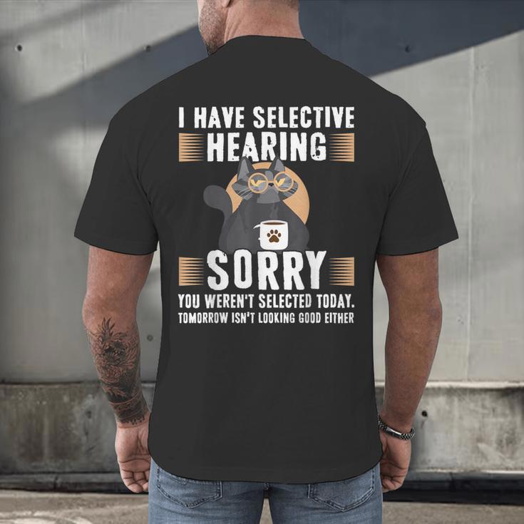 Sarcastic Joke For Introvert And Anti-Social Men's Back Print T-Shirt Sarcastic Joke For Introvert And Anti-Social Men's Back Print T-Shirt