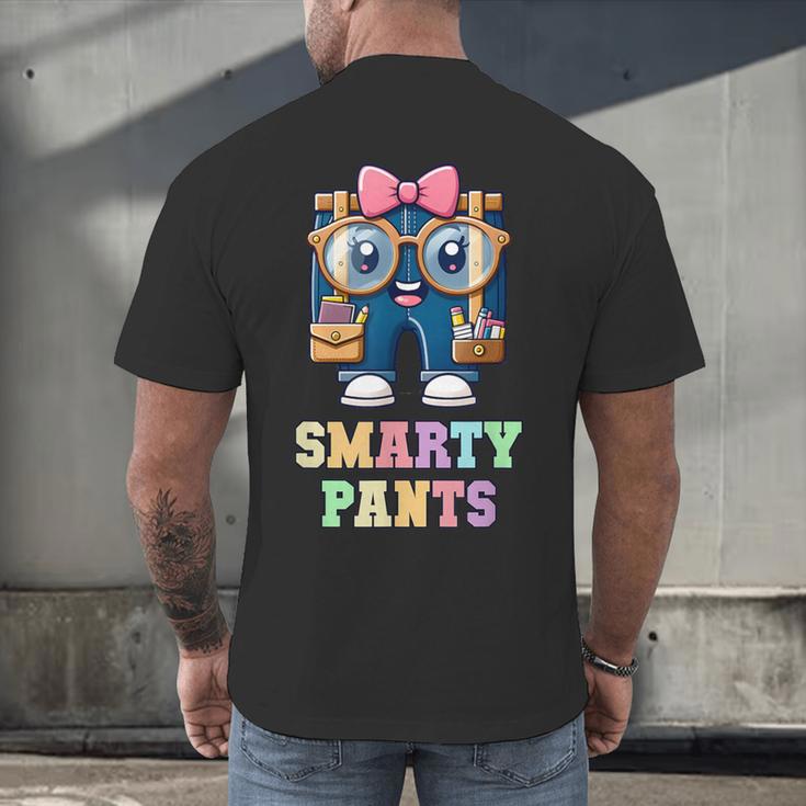 Sarcastic Little MISS SMARTY PANTS Graduation Alumni Game On Men's Back Print T-Shirt