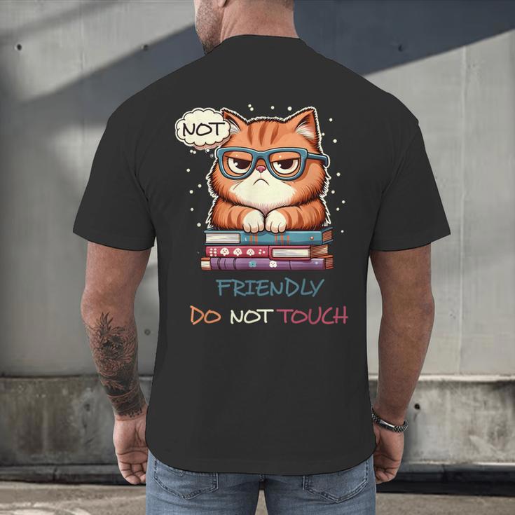 Sarcastic Loner Introvert Not a Friendly Do Not Touchs Men's Back Print T-Shirt Sarcastic Loner Introvert Not a Friendly Do Not Touchs Men's Back Print T-Shirt