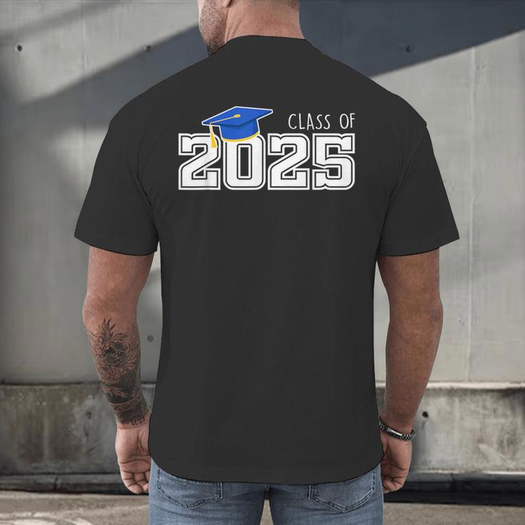 Senior 2025 Class Of 2025 Seniors Graduation 2025 Senior 25 Men's Back Print T-Shirt