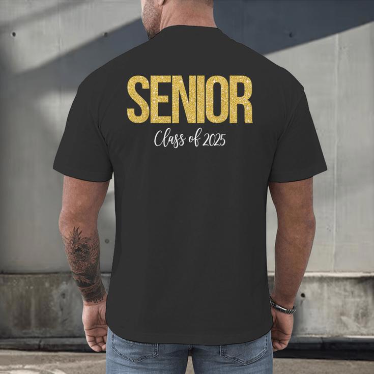 Senior 2025 Graduation Class Of 2025 Senior Men Women Men's Back Print T-Shirt