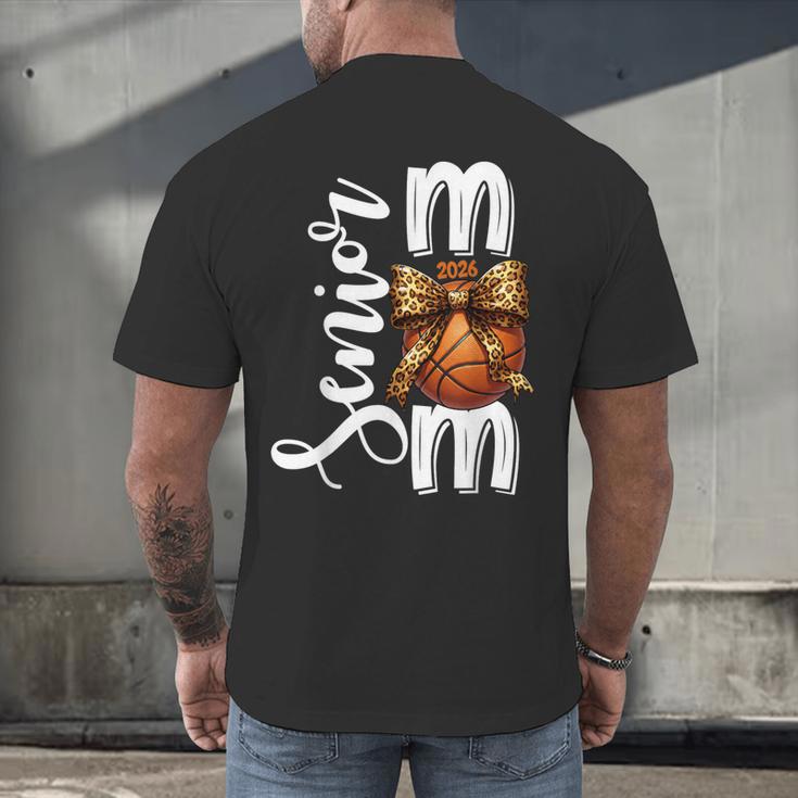 Senior Basketball Mom Class Of 2026 Player Graduation Grad Men's Back Print T-Shirt