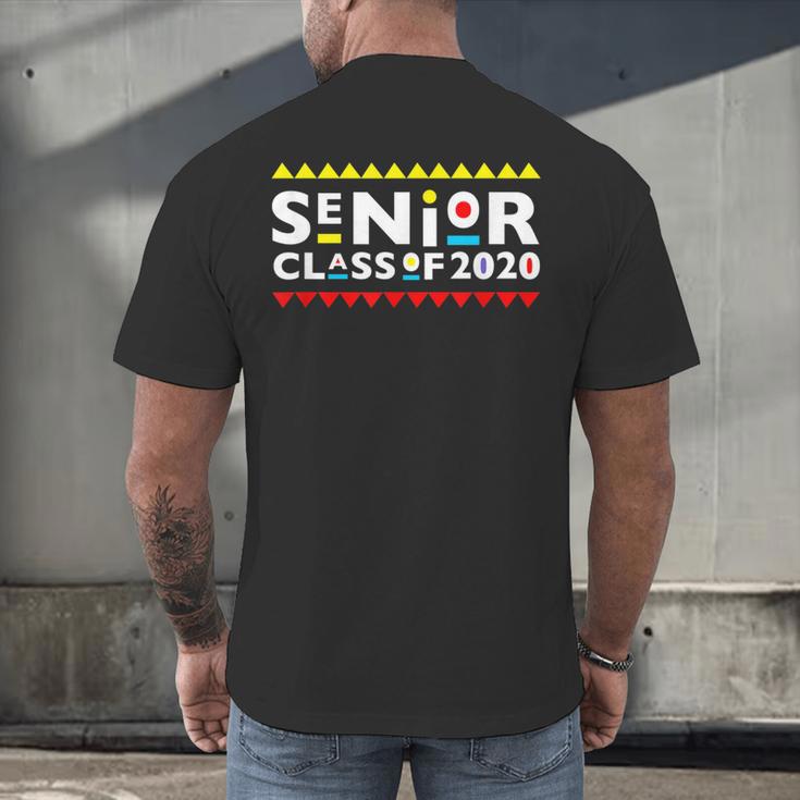 Senior Class Of 2020 90s TV Graduation For Grad Men's Back Print T-Shirt