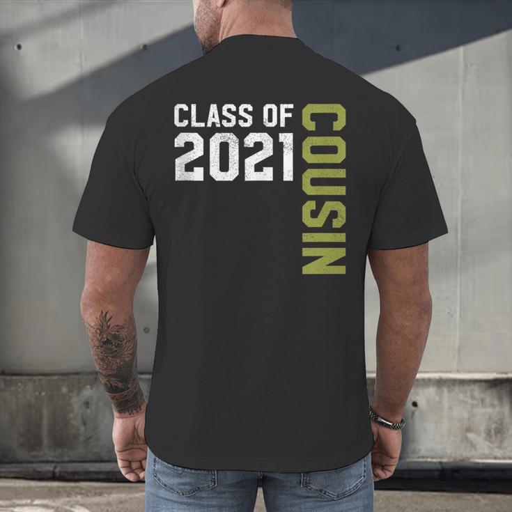 Senior Class Of 2021 Cousin Graduation Men's Back Print T-Shirt