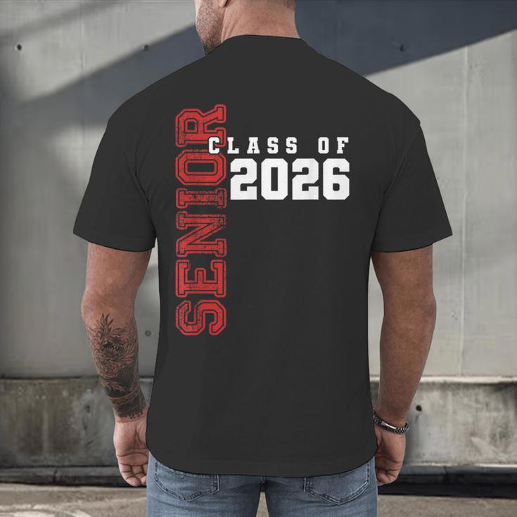 Senior Class Of 2026 Graduation Grad 26 Men's Back Print T-Shirt