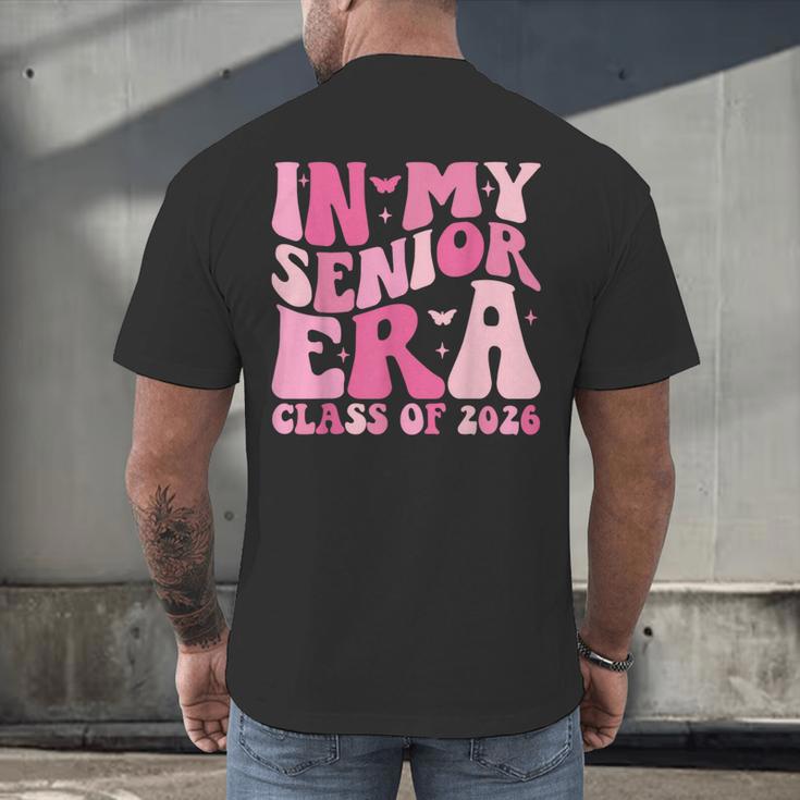 In My Senior Era Class Of 2026 Retro Senior 2026 Graduation Men's Back Print T-Shirt