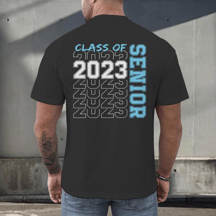 Senior Graduation Class Of 2023 Cute Senior 2023 Men's Back Print T-Shirt