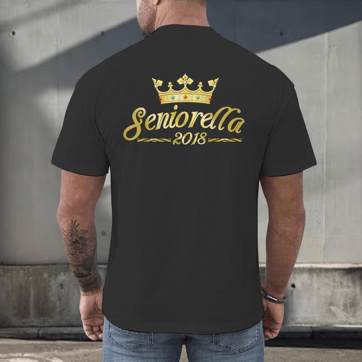 Seniorella 2018Shirt Senior Class Of 2018 Graduation Men's Back Print T-Shirt