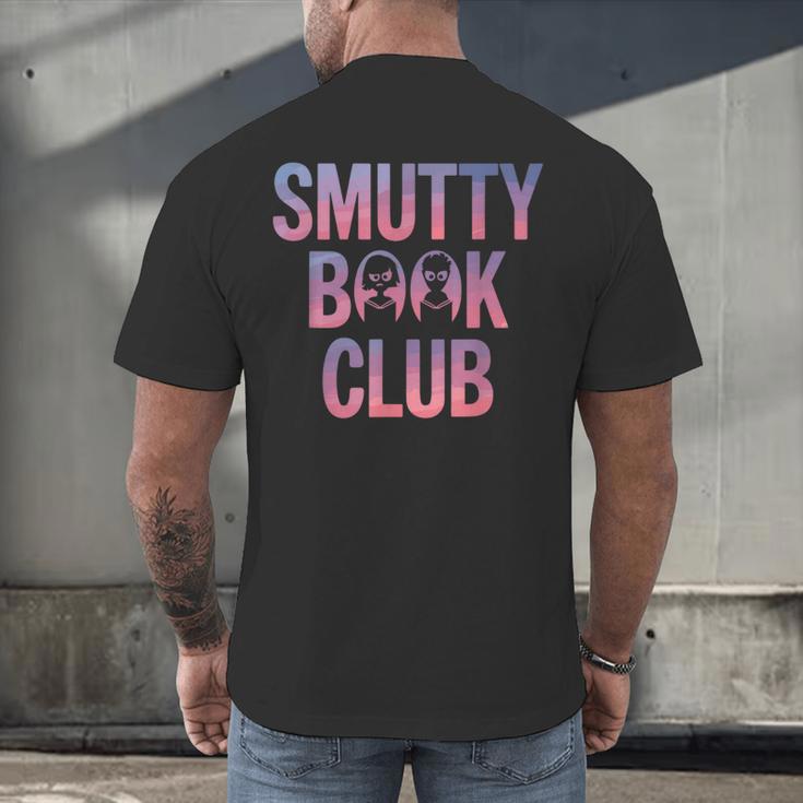Smut Reader Book Lover Bookworms Men's Back Print T-Shirt