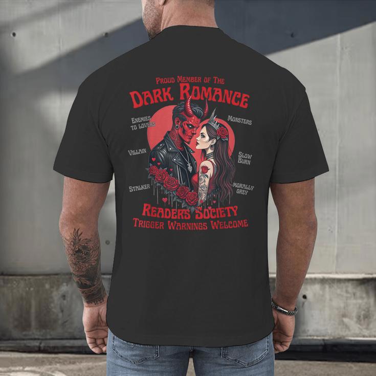 Smutty Book Merch For Spicy Book Lovers Adults Small Modern Classic Fit T-Shirt Round Neck Short Sleeve Cotton Blend Polyester Blend Themed Men's Back Print T-Shirt