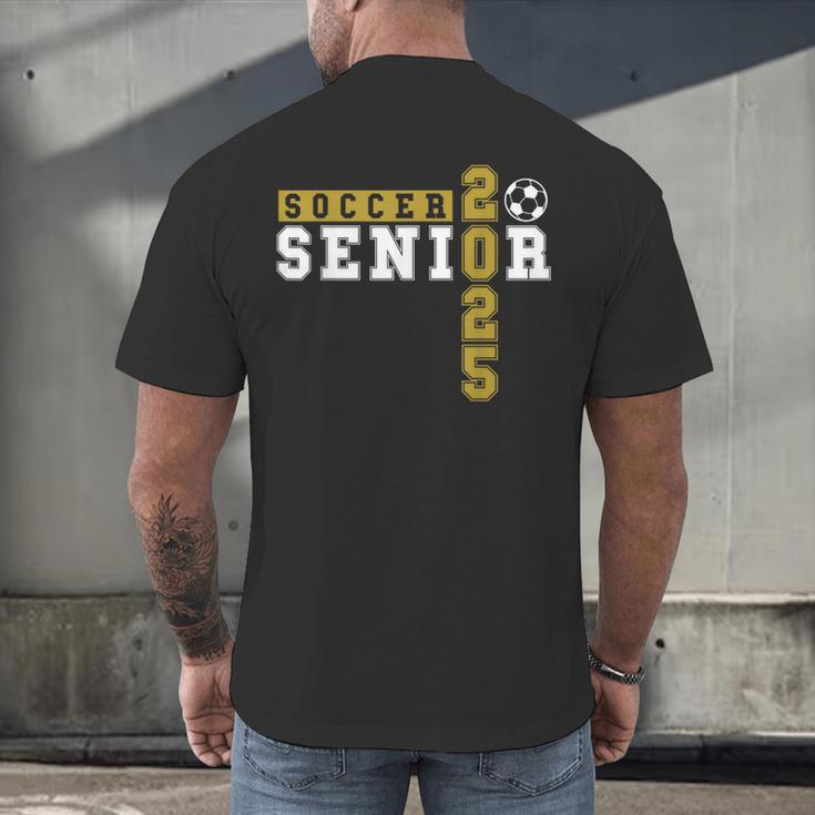 Soccer Senior Night Soccer Senior 2025 Graduation 11 Men's Back Print T-Shirt