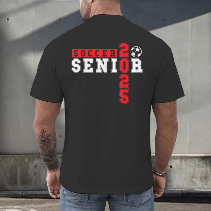 Soccer Senior Night Soccer Senior 2025 Graduation 5 Men's Back Print T-Shirt
