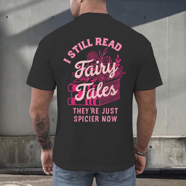 Spicy Book Lover For Women Who Love To Read Romance Fantasy Men's Back Print T-Shirt Spicy Book Lover For Women Who Love To Read Romance Fantasy Men's Back Print T-Shirt