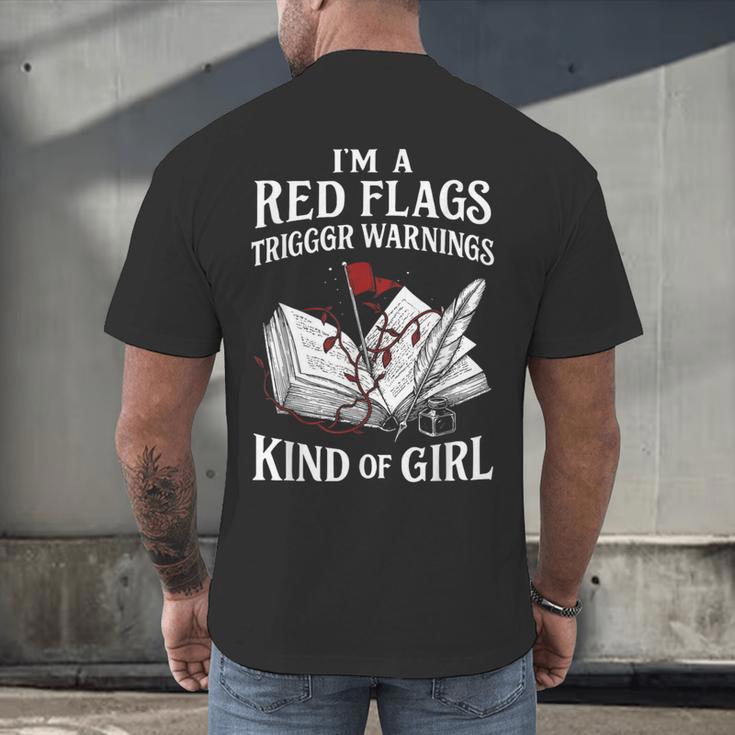 Spicy Book Reader Morally Gray Dark Romance Bookish Men's Back Print T-Shirt Spicy Book Reader Morally Gray Dark Romance Bookish Men's Back Print T-Shirt
