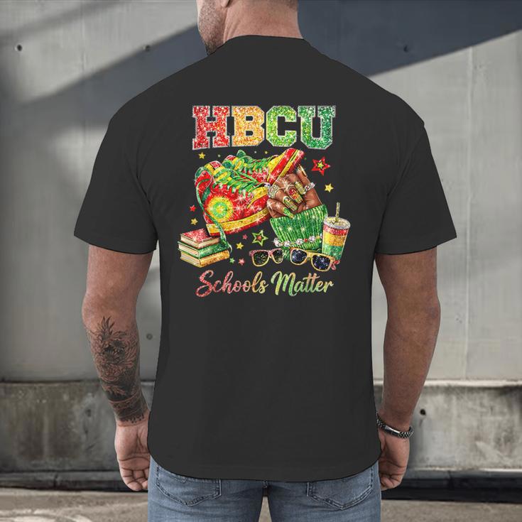 Students Future HBCU Grad History Graduation Men's Back Print T-Shirt