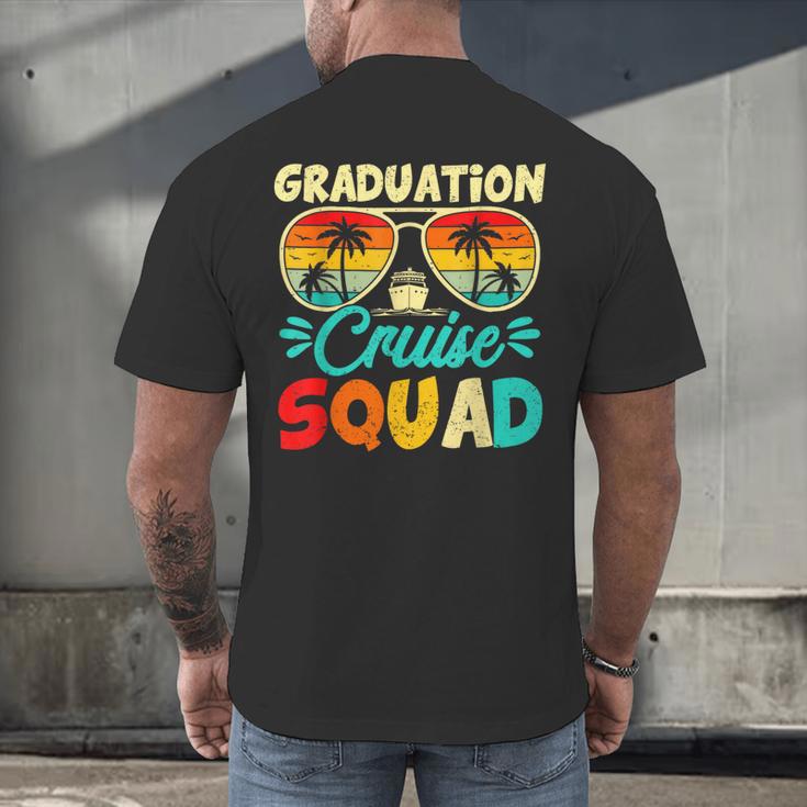 Summer Vacation Graduation Cruise Squad 2026 Matching Men's Back Print T-Shirt
