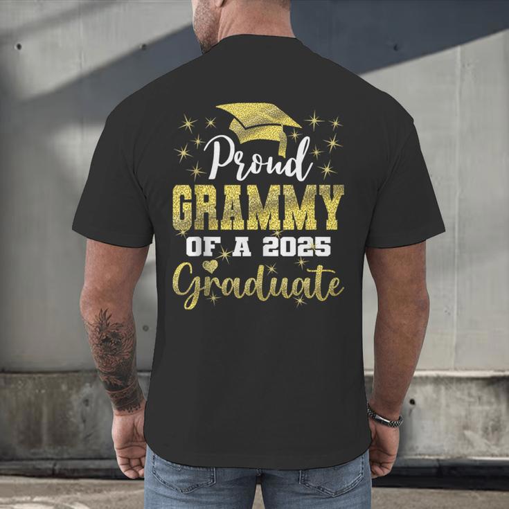 Super Proud Grammy Of 2025 Graduate Senior Graduation Family Men's Back Print T-Shirt